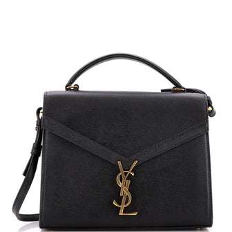 Saint Laurent Cassandra Top Handle Bag Leather Medium