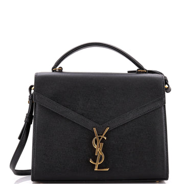 Saint Laurent Cassandra Top Handle Bag Leather Medium