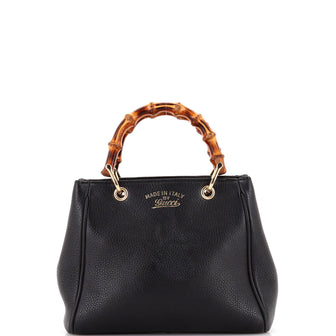 Gucci Bamboo Shopper Tote Leather Mini
