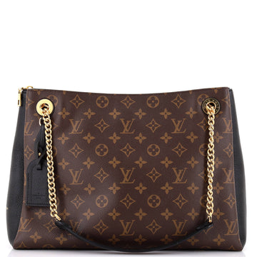 Louis Vuitton Surene Handbag Monogram Canvas with Leather MM