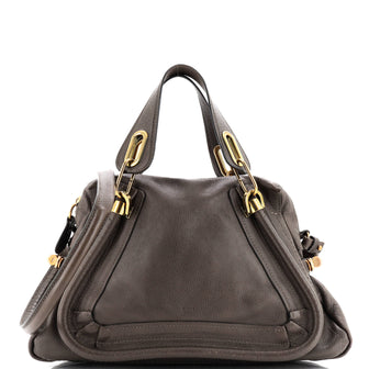 Chloe Paraty Handbag Quilted Leather Medium