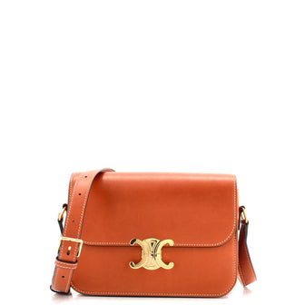 Celine Triomphe Shoulder Bag Smooth Calfskin Medium