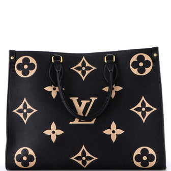 Louis Vuitton OnTheGo Tote Bicolor Monogram Empreinte Giant MM