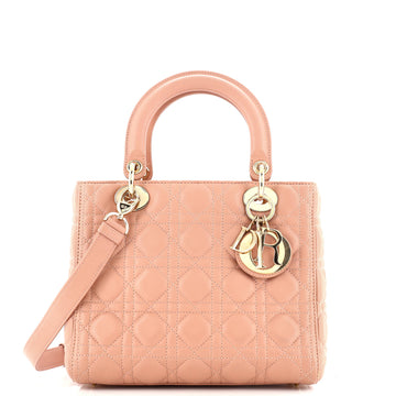 Christian Dior Lady Dior Bag Cannage Quilt Lambskin Medium