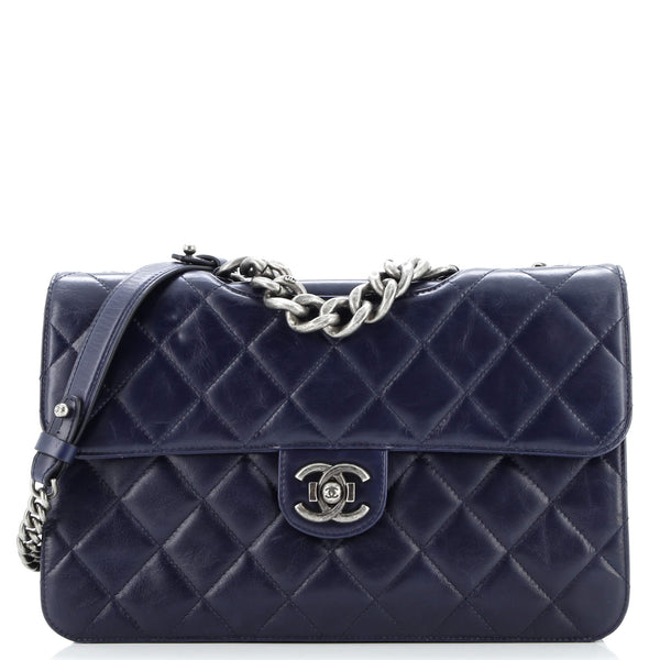 Chanel Perfect Edge Flap Bag Quilted Calfskin Jumbo 337399