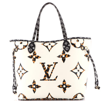 Louis Vuitton Neverfull NM Tote Limited Edition Jungle Monogram Giant MM