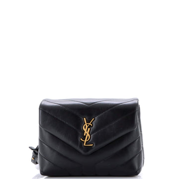 Saint Laurent Loulou Shoulder Bag Matelasse Chevron Leather Toy