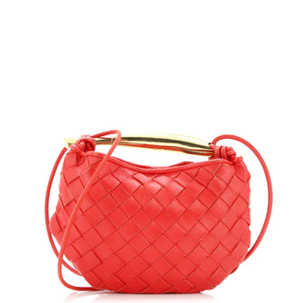 Bottega Veneta Sardine Top Handle Bag Intrecciato Nappa Mini