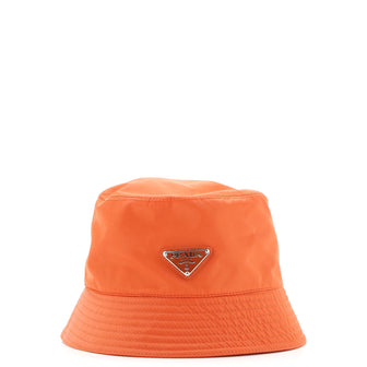 Prada Logo Bucket Hat Printed Re-Nylon