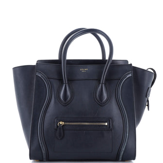 Celine Luggage Bag Smooth Leather Mini