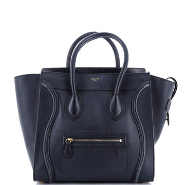 Celine Luggage Bag Smooth Leather Mini