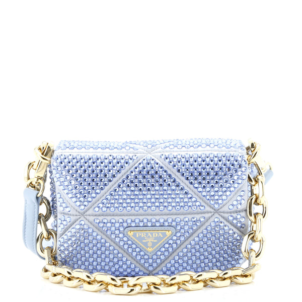 PRADA サテンビジューバッグ 337479-