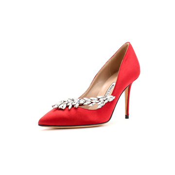 Manolo Blahnik Women's Nadira Pumps Satin 90