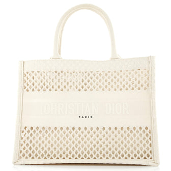 Christian Dior Book Tote Mesh Medium