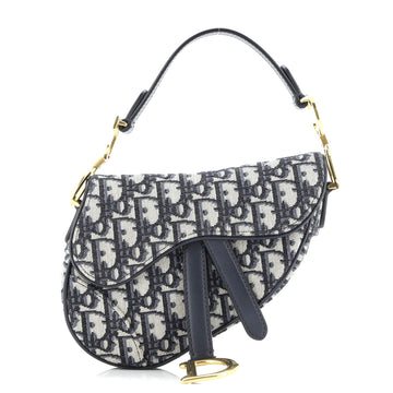 Christian Dior Saddle Handbag Oblique Canvas Mini