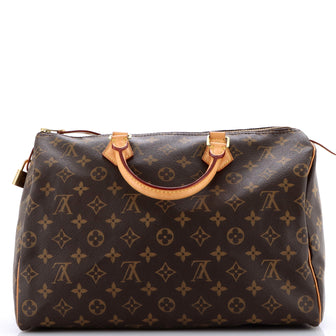 Louis Vuitton Speedy Handbag Monogram Canvas 35