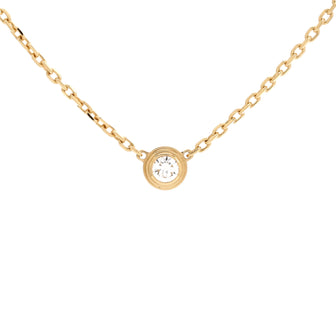 Cartier Cartier D'Amour Pendant Necklace 18K Yellow Gold and Diamond XS