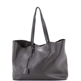 Saint Laurent Shopper Tote Leather Large