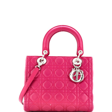 Christian Dior Lady Dior Bag Cannage Quilt Lambskin Medium