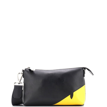 Fendi Monster Convertible Clutch Leather