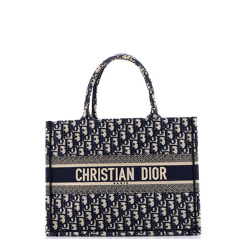 Christian Dior Book Tote Oblique Canvas Medium