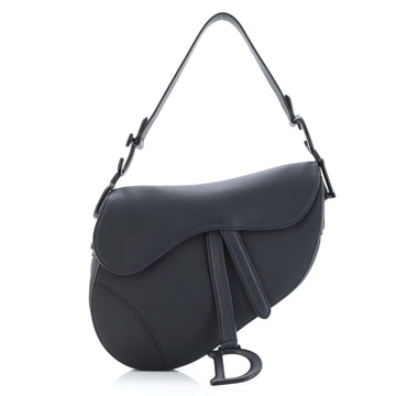 Christian Dior Ultra Matte Saddle Handbag Leather Medium