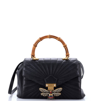 Gucci Queen Margaret Top Handle Bag Quilted Leather Medium