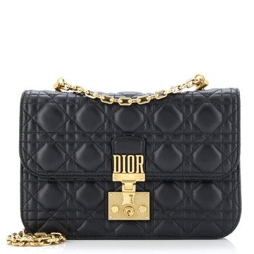 Christian Dior Dioraddict Flap Bag Cannage Quilt Lambskin Medium