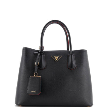 Prada Cuir Double Tote Saffiano Leather Medium