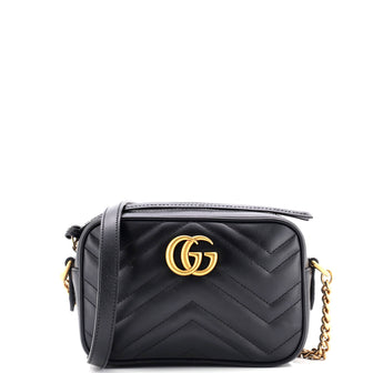 Gucci GG Marmont Shoulder Bag Matelasse Leather Small