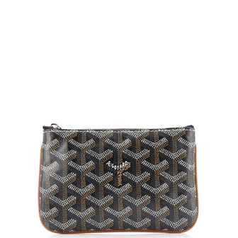 Goyard Senat Zip Pouch Coated Canvas Mini