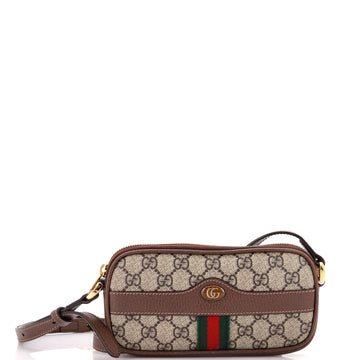 Gucci Ophidia Crossbody Bag GG Coated Canvas Mini