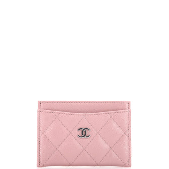 Chanel Classic Card Holder Quilted Caviar