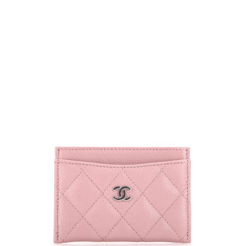 Chanel Classic Card Holder Quilted Caviar