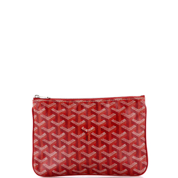 Goyard Senat Zip Pouch Coated Canvas PM