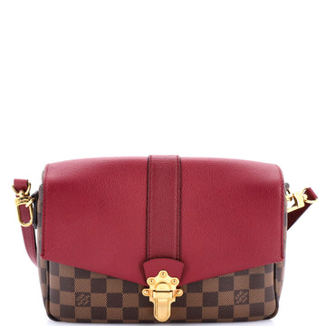 Louis Vuitton Clapton Handbag Damier and Leather PM