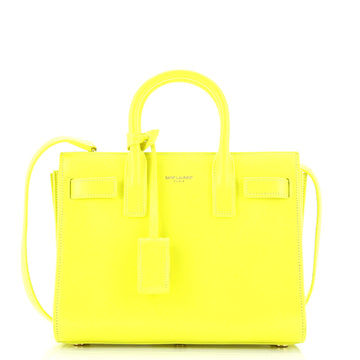 Saint Laurent Sac de Jour Bag Leather Nano