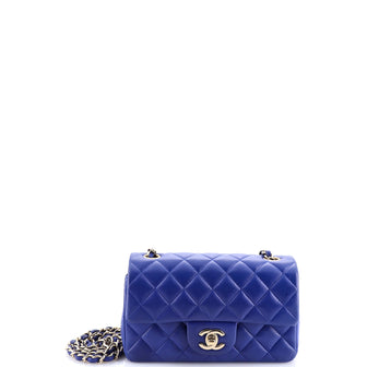 Chanel Classic Single Flap Bag Quilted Lambskin Mini
