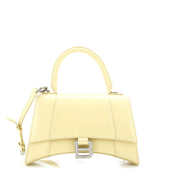 Balenciaga Hourglass Top Handle Bag Leather Small