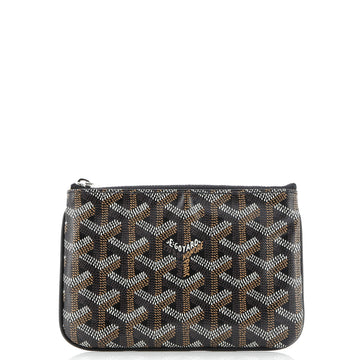 Goyard Senat Zip Pouch Coated Canvas Mini