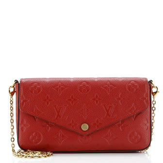 Louis Vuitton Felicie Pochette Monogram Empreinte Leather