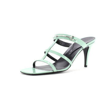 Gucci Women's Horsebit Cage Heeled Sandals Leather