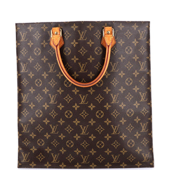 Louis Vuitton Sac Plat Bag Monogram Canvas