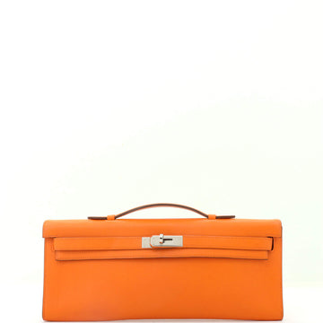 Hermes Kelly Cut Pochette Swift