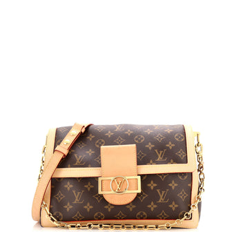 Louis Vuitton Dauphine Soft Shoulder Bag Monogram Canvas GM