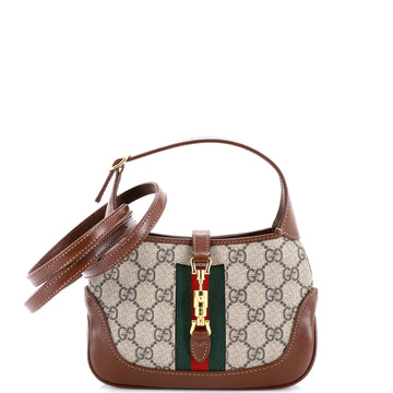 Gucci Jackie 1961 Hobo GG Coated Canvas Mini