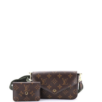 Louis Vuitton Felicie Strap & Go Handbag Monogram Canvas