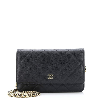 Chanel Wallet on Chain Quilted Caviar