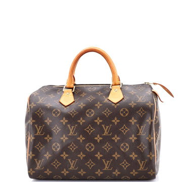 Louis Vuitton Speedy Handbag Monogram Canvas 30