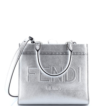 Fendi Sunshine Shopper Tote Leather Small